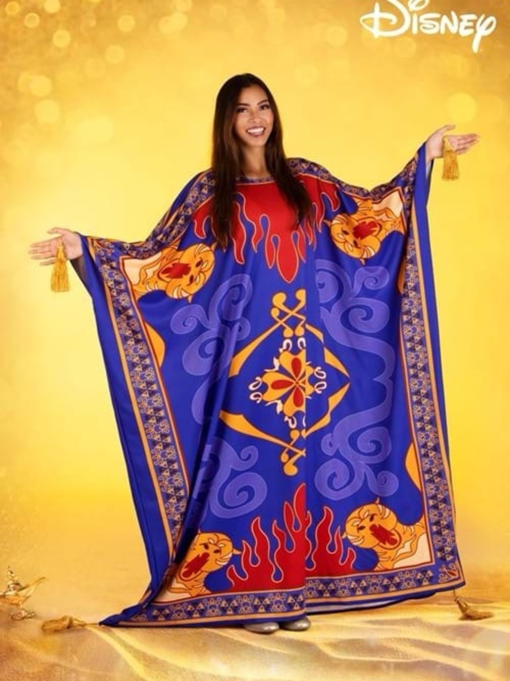 Disney Aladdin Magic Carpet Costume Adult Pullover Tunic Unisex Large